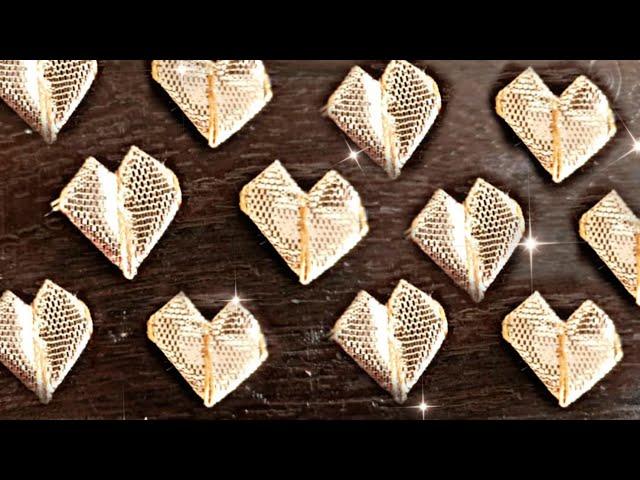 How To Make Heart Leaves || Gota Patti Leaves || Rajasthani Arts