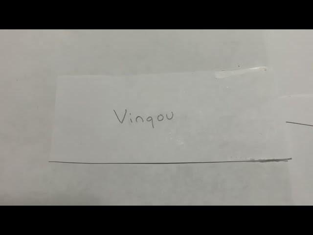 How To Pronounce Vinqou