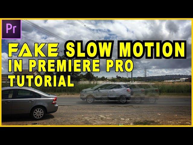 How To Create Slow Motion Effect In Adobe Premiere Pro - VFX Tutorial