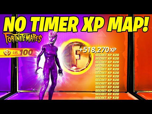 BEST NO TIMER Fortnite XP GLITCH Map to LEVEL UP FAST in Chapter 5 Season 4 (Get Free Felina Skin!!)