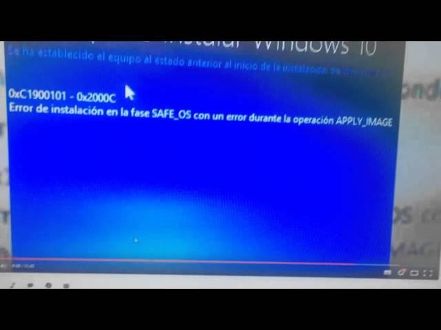 Solucion error 0xC190010 - 0x2000C FIX | Laptop HP Instalacion windows 10