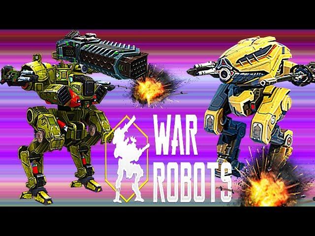 Боевые Роботы War Robots#39 Мультробот Битва обзор Vityaz GI.Patton, LEO, GRIFFIN  новичкам  оружия