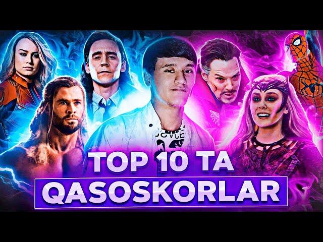 Eng Kuchli Top 10  Qasoskorlar ! | Marvel Kino Olami !