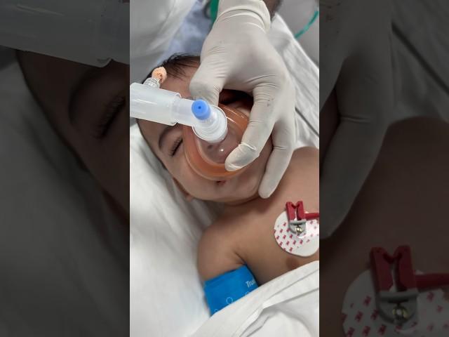 Baby goes under general anesthesia