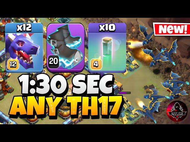 TH17 Dragon Attack With Electro Boot !! TH17 Attack Strategy (Clash of Clans)