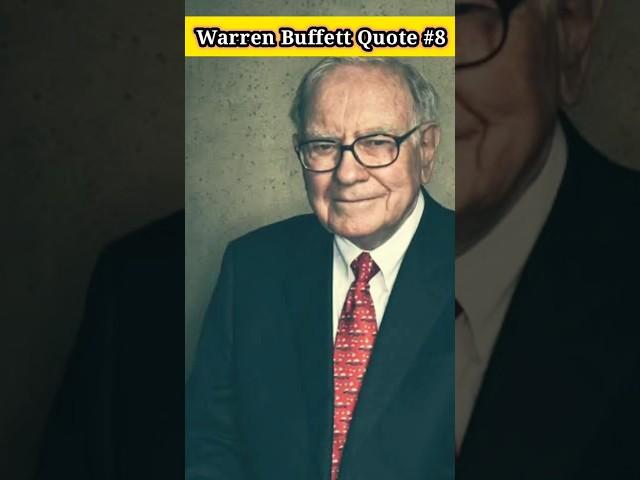 Warren Buffett best Quotes #8 #shorts #warrenbuffet #warrenbuffett  #usa #stockmarket #usanewstoday