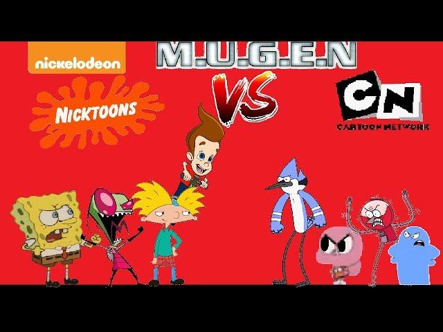 XboxRob11 M.U.G.E.N: Team Nicktoons Vs. Team Cartoon Network (Tornado Battle)