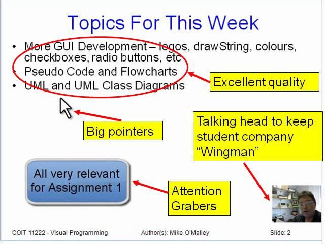 Video #1: Comparing Old Vs New Lecture Videos