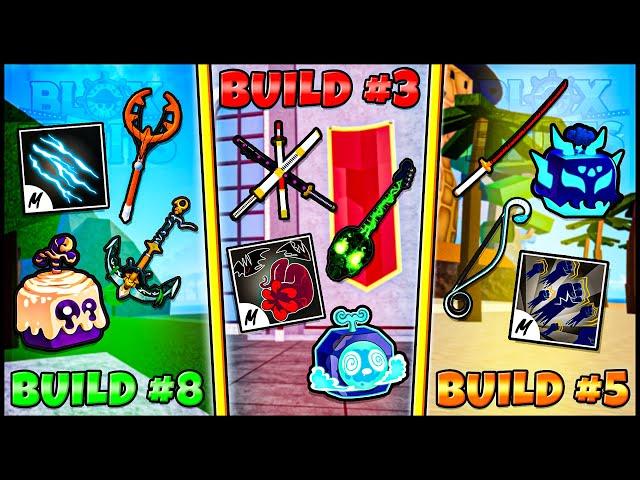 Top 10 Best BUILDS For PVP In Blox Fruits! | Roblox