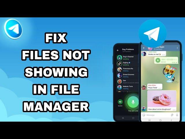 How To Fix And Solve Telegram Files Not Showing In File Manager | Final Solution