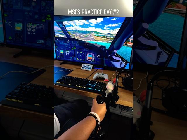 Day 2 - Practicing Flight Simulator - Hand Flying 737