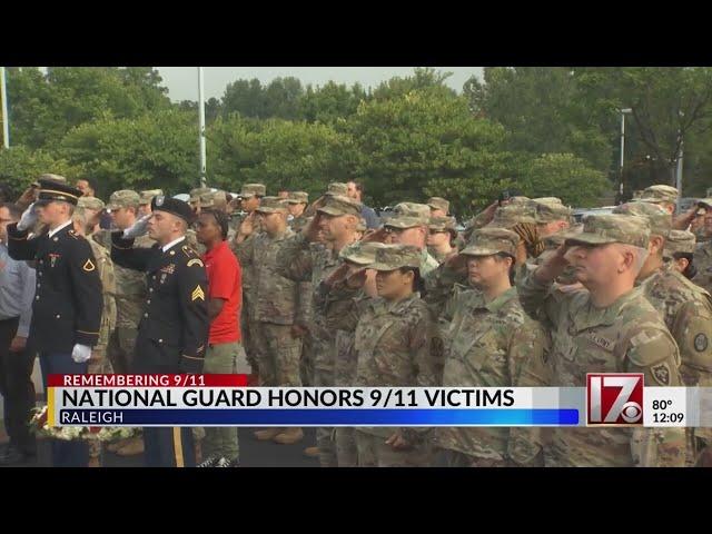 Members of NC National Guard honor 9/11 victims