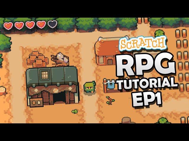 Scratch RPG Tutorial | EP 1 | Scratch Games