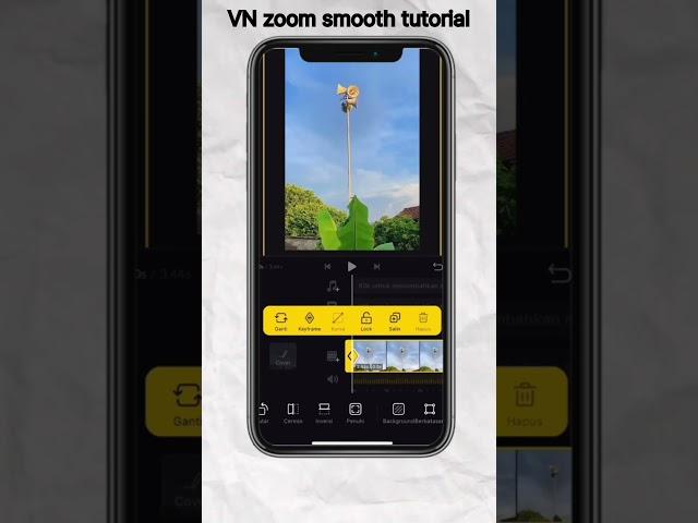 VN zoom smooth editing//VN tutorial //VN keyfrem #shorts #tutorial #editing #zoom #vnvideoeditor