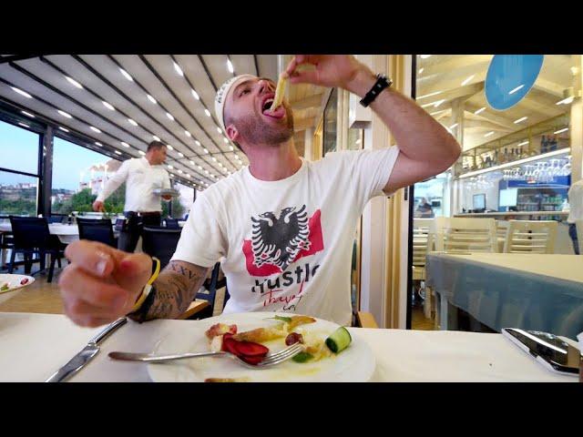 Incredible ALBANIAN SEAFOOD!! Visiting BLUE EYE & Driving to Ksamil | Albania