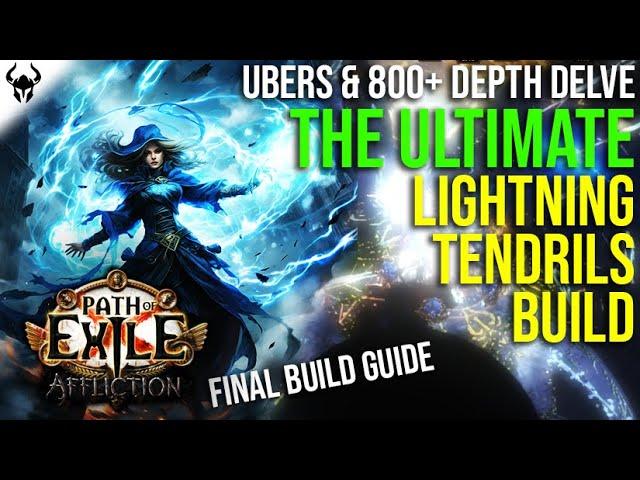 Tank UBER Bosses and 800+ Depth Delve - The Ultimate Lightning Tendrils Build | PoE 3.23 Affliction