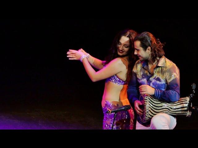 Dariya Mitskevich and Artem Uzunov BELLY DANCE Darbuka / Tabla / Drum solo