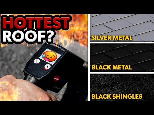 The HOTTEST Roof Might Surprise You - Metal Roof vs. Asphalt Shingles