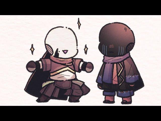 Ink Sans And Error Sans Are So Cute【 Undertale Comic Dub Compilation 】