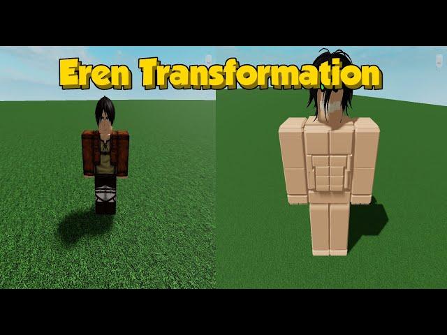 Eren Transformation(Roblox)