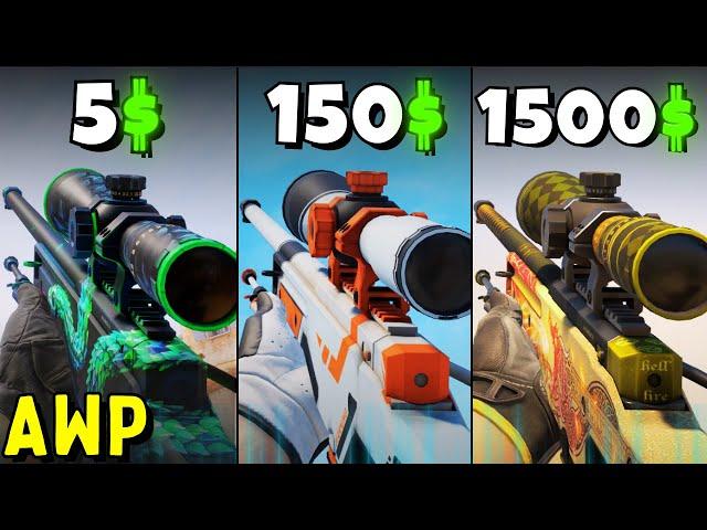 BEST AWP Skins For Every Budget in CS2! TOP 5