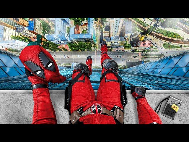 I Tried Extreme Deadpool Stunts in Real Life!