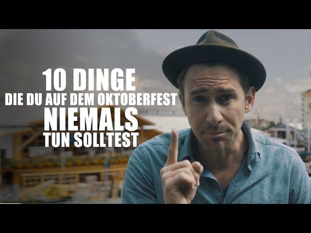 10 Dinge, die du auf dem Oktoberfest niemals tun solltest