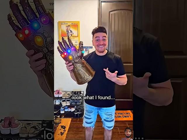 When You FIND The INFINITY GAUNTLET!! #ironman #marvel #avengers #tonystark #funny #shorts #fyp