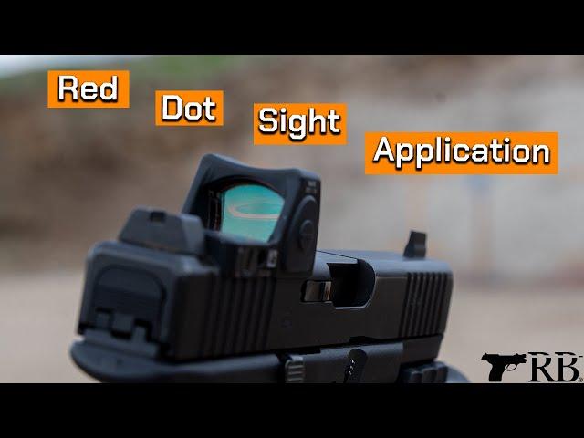 In depth view of Using a red dot