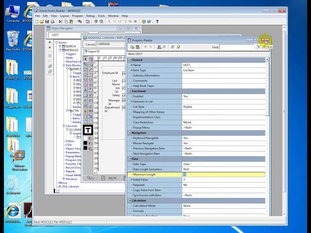 Search Option in Oracle forms 10g