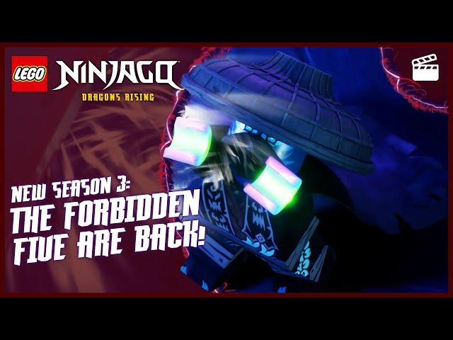 NEW Season 3 Story Trailer!  | The Forbidden Five Are Back! | LEGO NINJAGO®: Dragons Rising