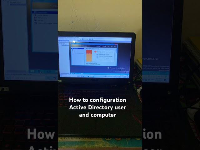 How to configuration Active Directory user and computer