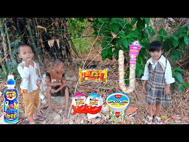 DRAMA_ BERBURU ES KRIM,PERMEN YUPI,KINDER JOY,MINUMAN PORORO DAN MARSHMALLOW TWISTER DI HUTAN BAMBU