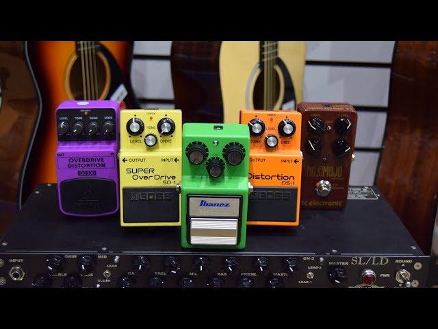 ТОП 5 ОВЕРДРАЙВ ПЕДАЛЕЙ| Top 5 Overdrive Pedals