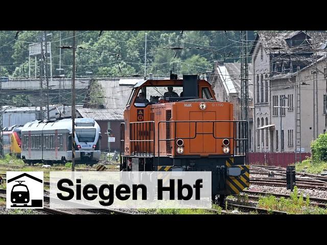 Kommen – Sehen – Siegen: Zugbetrieb im Hauptbahnhof Siegen