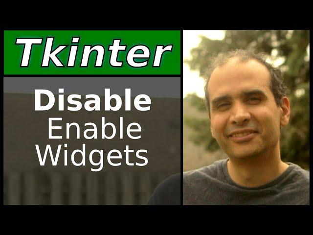 Tkinter - Disable/enable widgets