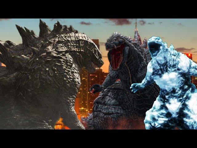 Godzilla Says Goodbye to Godzilla Ultima and Snow Godzilla