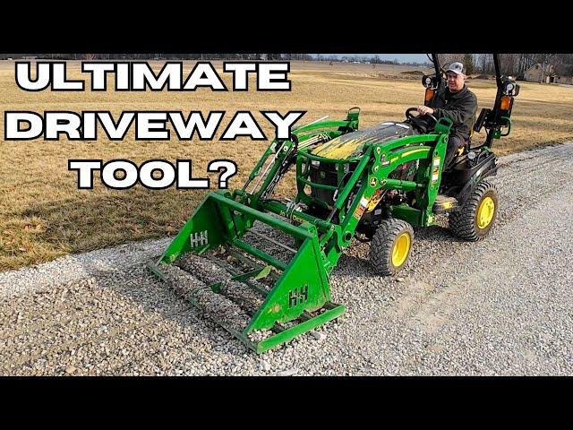 Land Leveler & Driveway Maintainer for Compact Tractors!