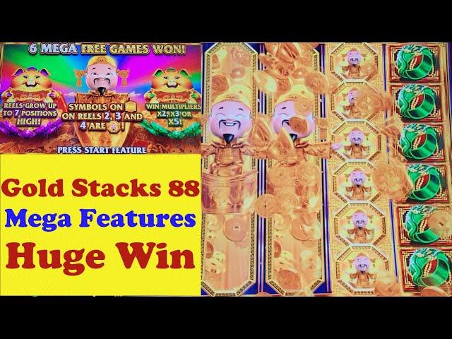 Gold Stacks 88 Empire. Mega Bonus Features. Huge Win.