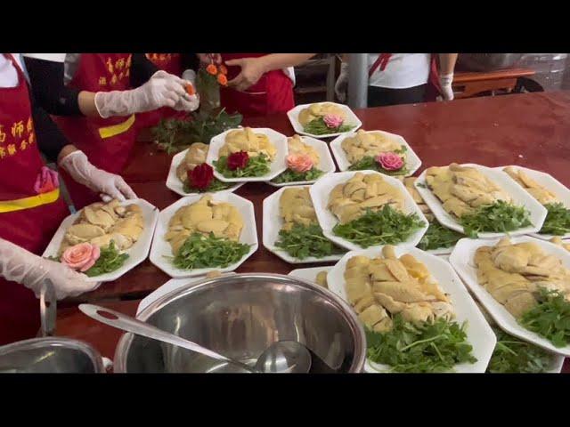 广东粤西农村酒席后厨美食制作过程 Guangdong Yuexi Rural Banquet Kitchen Cuisine Production Process