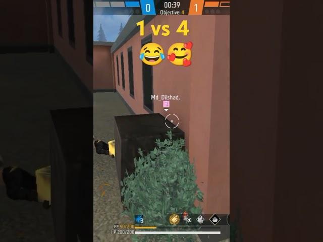 Cs Rank 1 vs 4 #Free fire max  Md Dilshad editor #