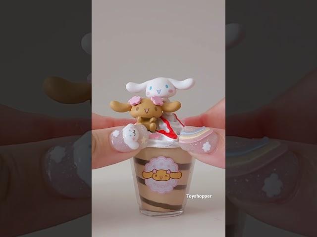 Re-ment Cinnamoroll Sweets: Mocha Characters Sanrio Figure Candy Toy #minitoys #asmr #coffee #toys