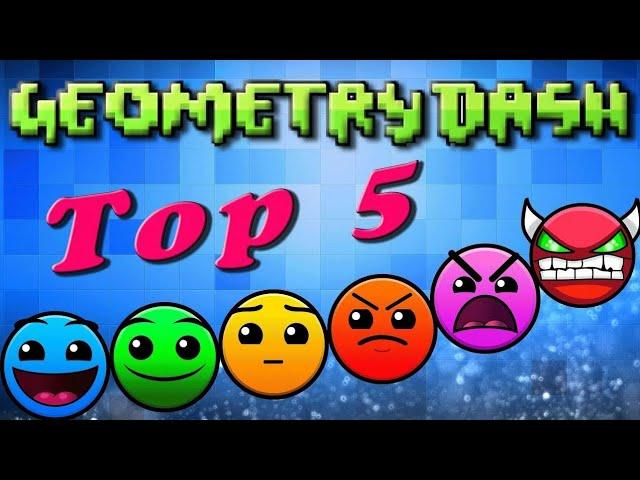 Топ 5 крутых уровней в Geometry Dash