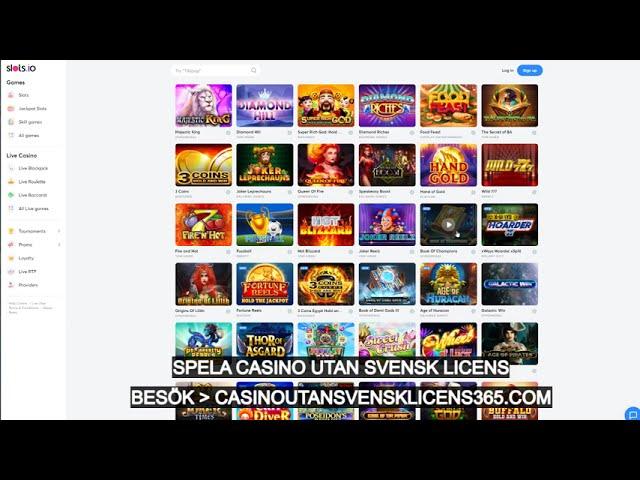 Bäst Casino Utan Svensk Licens