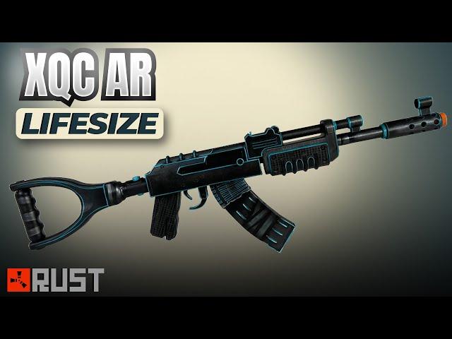 Rust AK xQc Skin Life Size / Real Prop