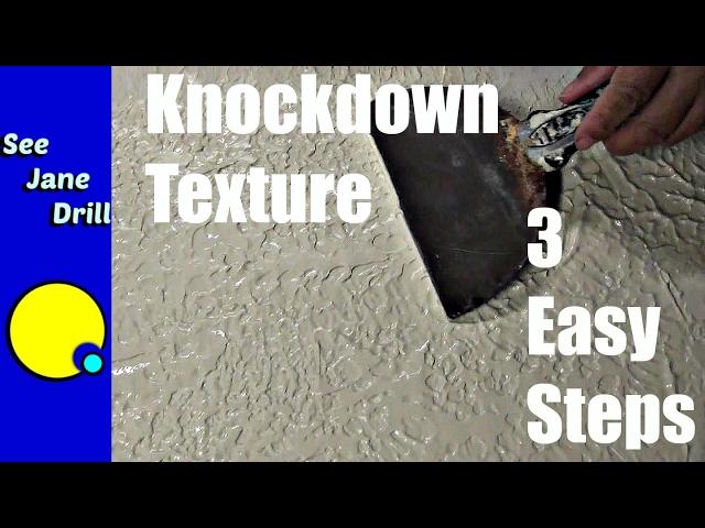 How to Do a Knockdown Texture in 3 Easy Steps