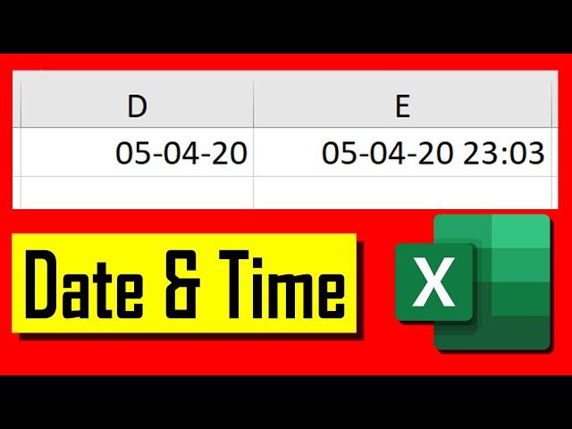 How to Quickly Insert Date And Time In Excel