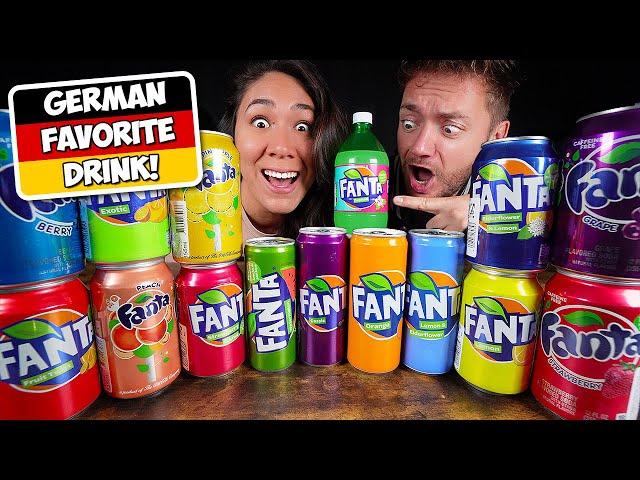 We try EVERY Fanta Flavor in GERMANY!