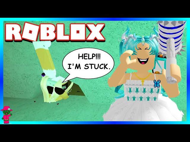 LUCKY ME...SHE GOT STUCK (Roblox Flee The Facility)