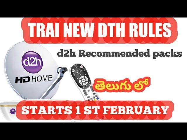 Videocon d2h Recommended packs | telugu | by tech nagireddy |